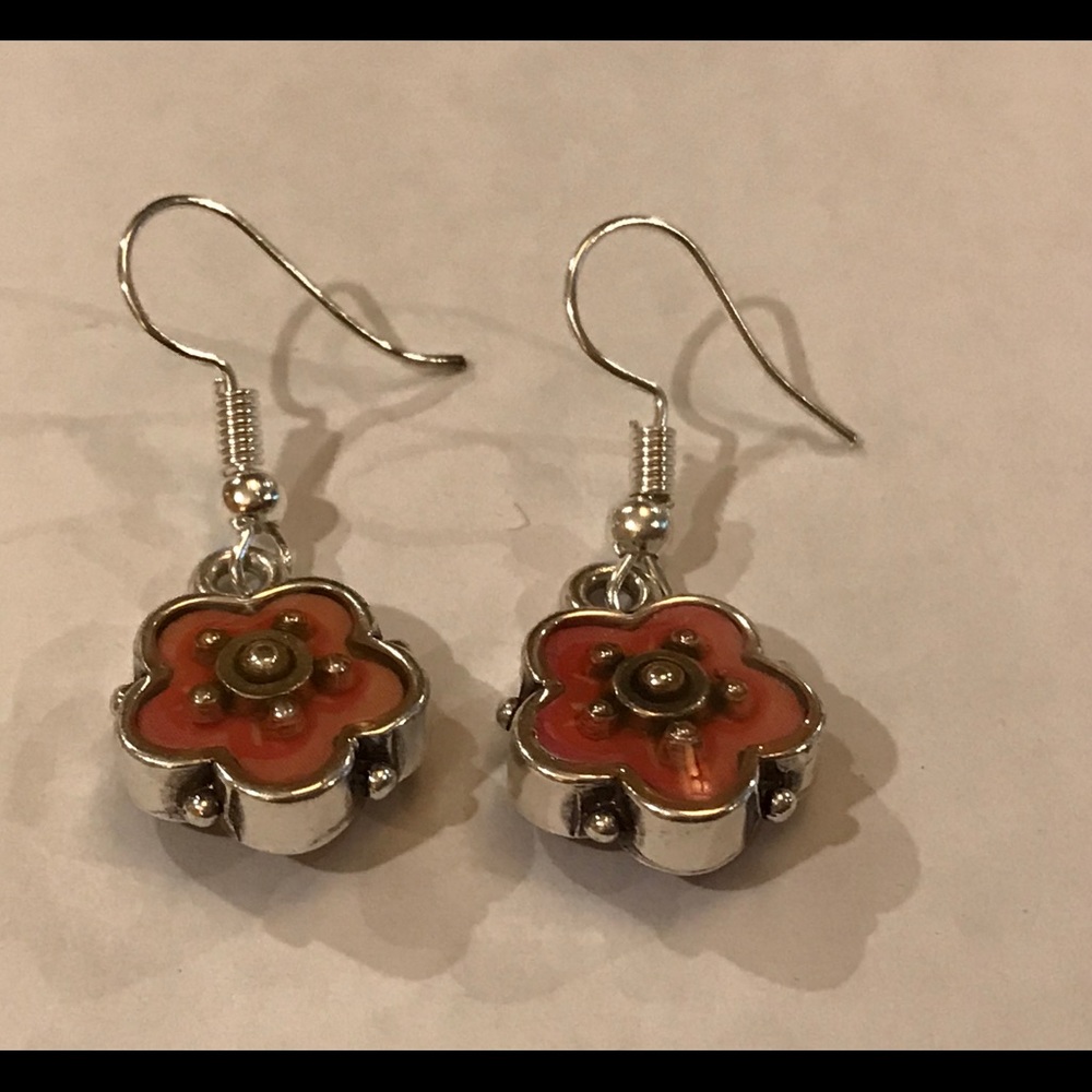 Brighton Pink Flower Earrings